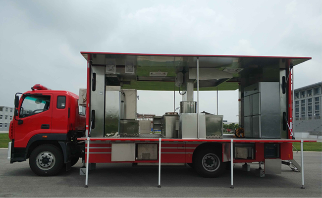 消費車內(nèi)整體廚房設(shè)備圖