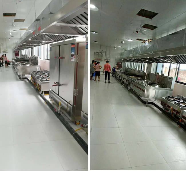 崇州市金雞小學學校食堂廚房設備采購項目現(xiàn)場圖片3