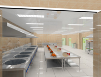 成都廚房設(shè)備廠(chǎng)家告訴你商用廚房的擺放和空間布局