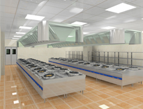 大型學(xué)校食堂廚房設(shè)備公司告訴你商用廚房必須具備的因素以及職能部門(mén)