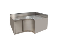 不銹鋼平臺轉(zhuǎn)角柜